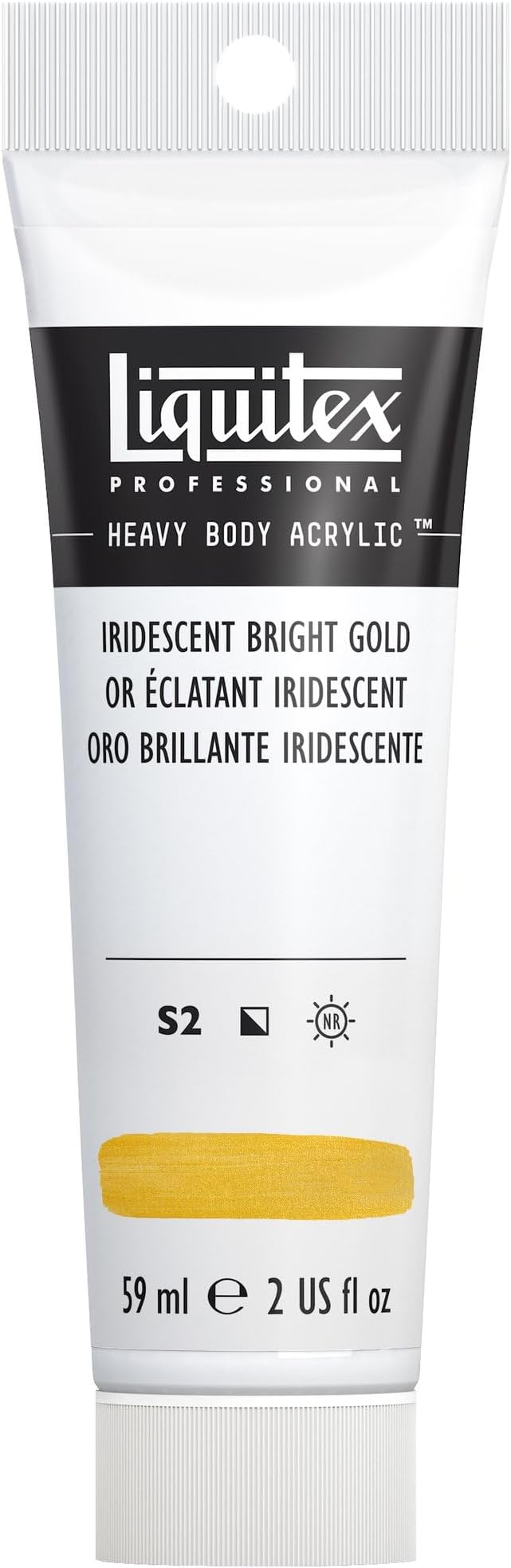 Liquitex Professional Heavy Body Acrylic Paint, 2-oz Tube, Iridescent Bright by Liquitex