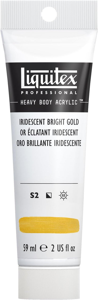 Liquitex Professional Heavy Body Acrylic Paint, 2-oz Tube, Iridescent Bright by Liquitex