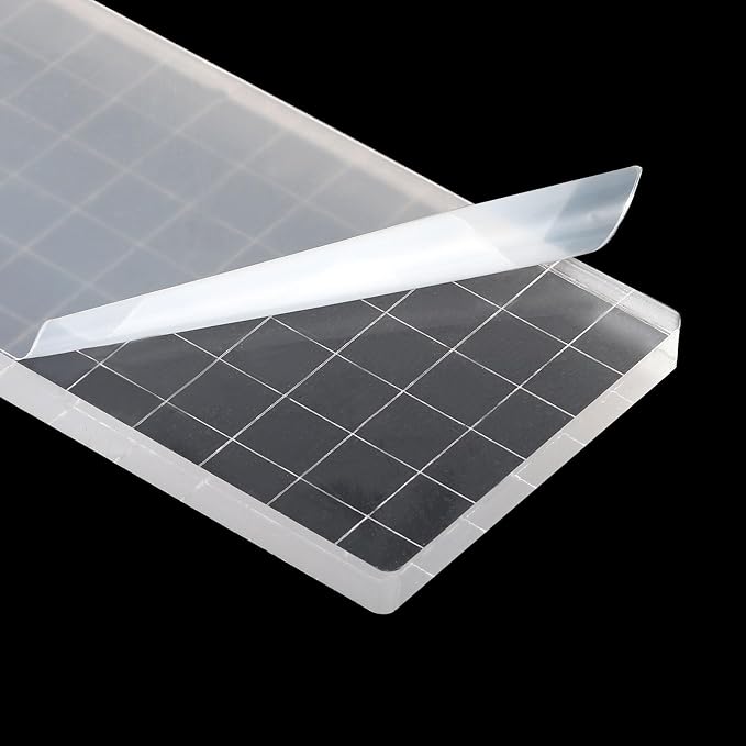 PATIKIL 6" x 3" Acrylic Stamp Block - Image 5