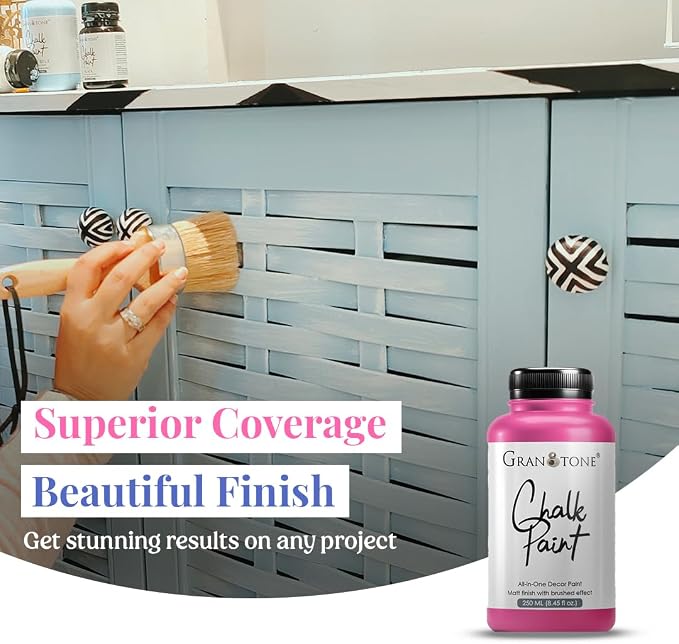 GRANOTONE Chalk Paint for Furniture, Matt-Finish Water-Based Acrylic Paint for - Image 4