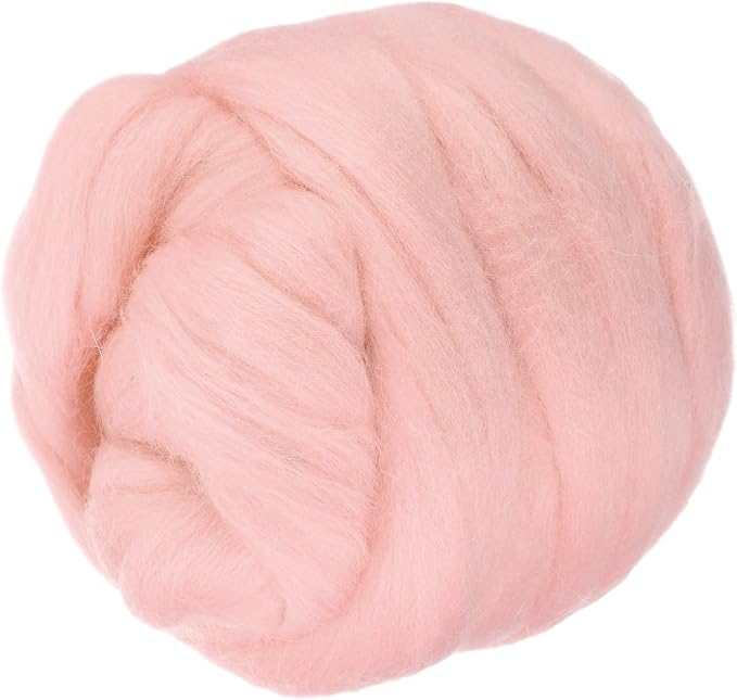 PATIKIL Wool Roving Yarn, 150G/5.3OZ Soft Felting Wool Pure Chunky Roving Yarn by PATIKIL