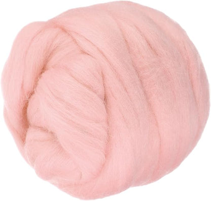 PATIKIL Wool Roving Yarn, 150G/5.3OZ Soft Felting Wool Pure Chunky Roving Yarn by PATIKIL