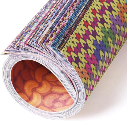 Square Origami Paper 6x6 Double Sided 50 Sheets 50 Colors 70GSM Origami Kit - Image 4