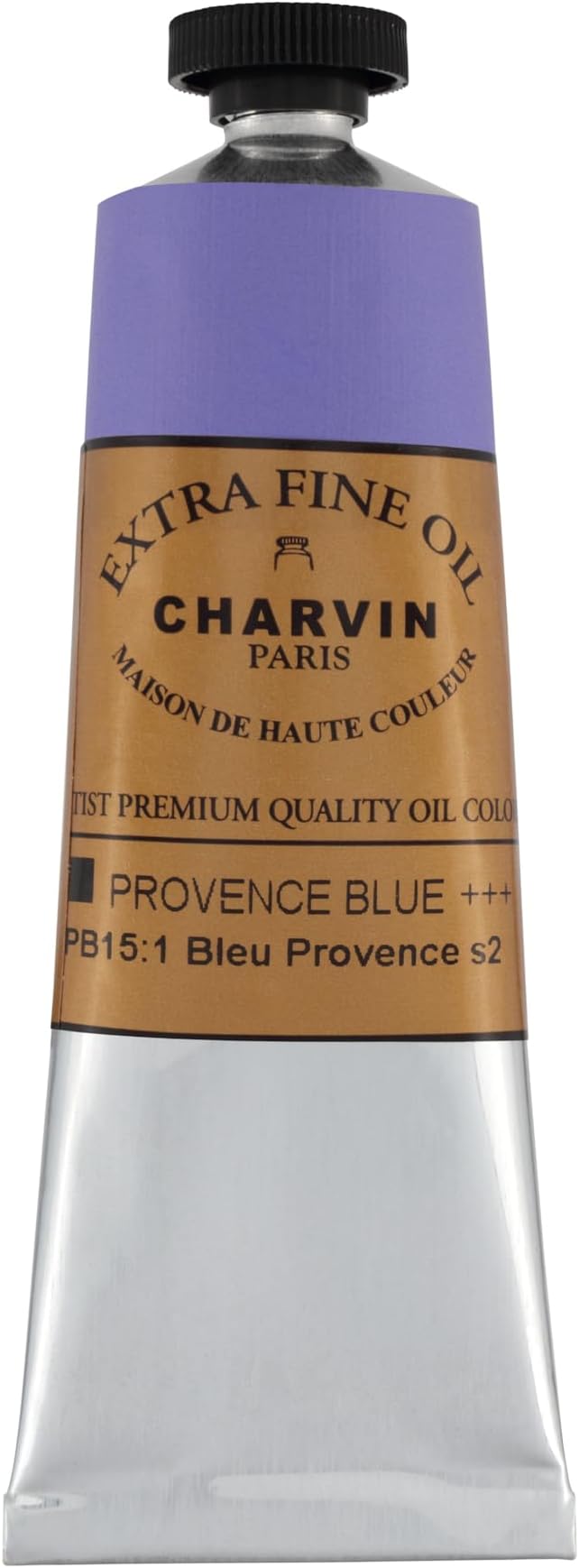 Charvin Extra Fine Oil Paint, Provence Blue 60 ml - Image 2