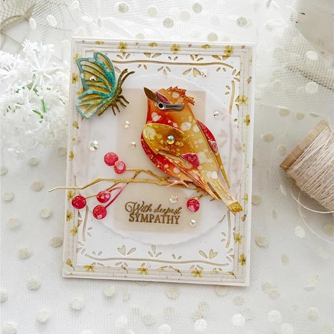 Mvchifay Cutting Dies for Card Making Metal Die-Cuts Scrapbooking Tool Hollow - Image 4