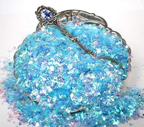 Light Blue Iridescent Ice Glitter Flakes - Image 2