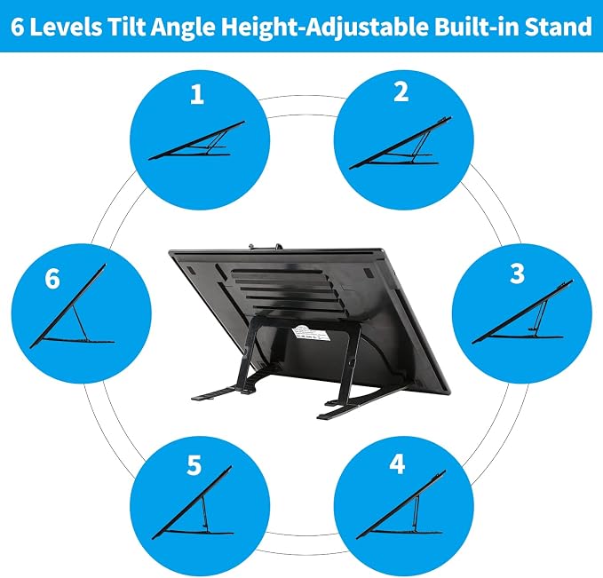 Wireless Rechargeable A3 LED Light Pad w/Built-in Foldable Stand, 3 Color Tone - Image 7