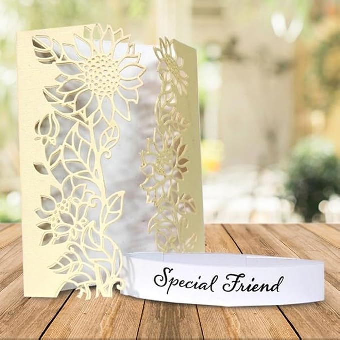 Lapoo Metal Cutting Die for Scrapbooking, 3D Backgrounds Frame New Cutting Dies - Image 3