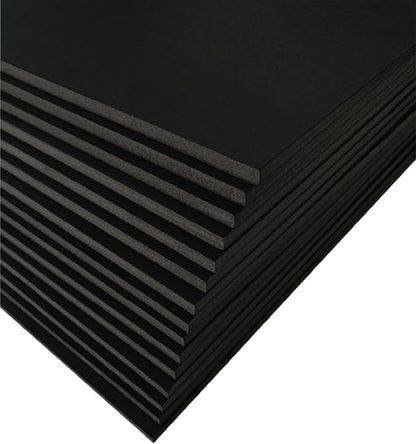 Black Foam Board 22 x 28 x 3/16" Inch, 15 Pack Acid-Free Foam Core Poster Board by Excelsis+Design