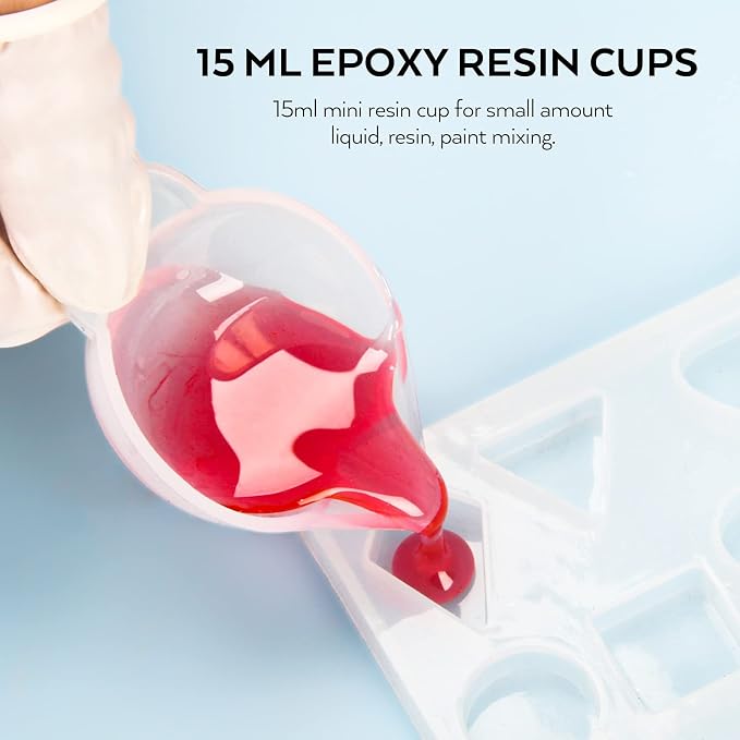 Silicone Resin Measuring Cups Tool Kit- Nicpro 250 & 100 ml Measure Cups - Image 5