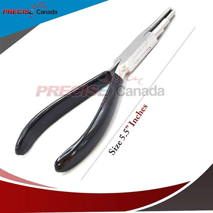 Concave and Round Nose 3-Step Wire Looping Jewelry Pliers - Image 3