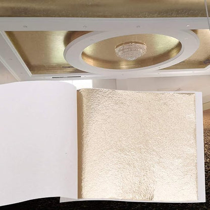 KINNO Gold Leaf Sheets for Art, 100 Sheets Antique Gold Foil for Home, - Image 4