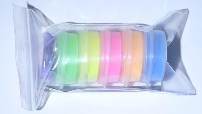 Fluorescent 5 Color Pack Glow in The Dark Pigment Powder - 12g Each - Image 4