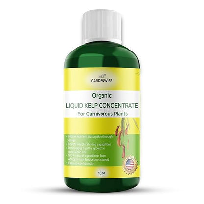 Organic Premium Kelp Seaweed Fertilizer: Indoor Plant Fertilizer & Carnivorous by GARDENWISE