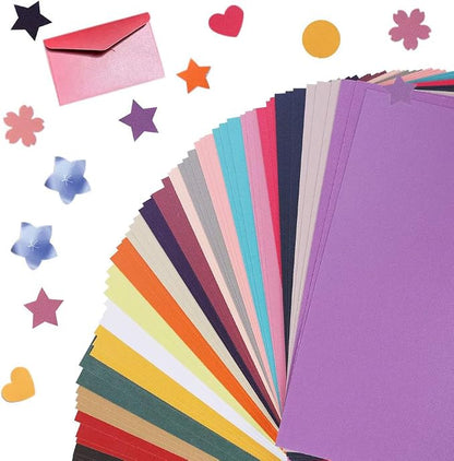 UCEC Cardstock Paper, 8.5'' x 11'', 60 Sheets 20 Colors, Shimmer Cardstock Paper by UCEC