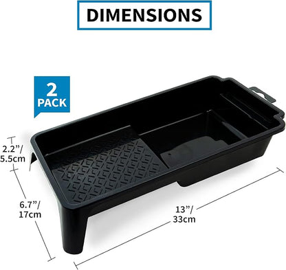 Precision Defined Paint Trays, Paint Roller Trays Liner, Plastic Paint Pan - Image 2
