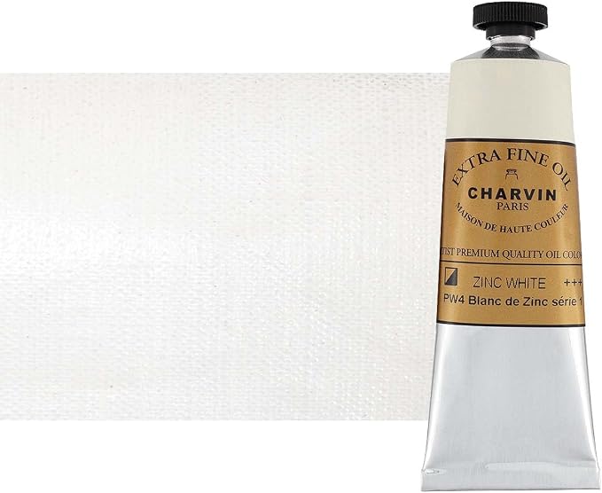 Charvin Extra Fine Oil Paint, Zinc White 60 ml by Unknown