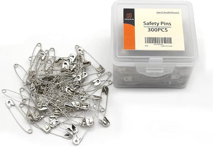 300 PCS Safety Pin, 2.2Inch/54mm Safety Pins Bulk, Safety Pin, Small Safety Pins - Image 4