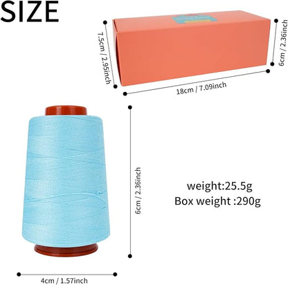 10 Pcs Sewing Thread, All Purpose Sewing Thread, 10 Spools Assorted Colors Each - Image 6