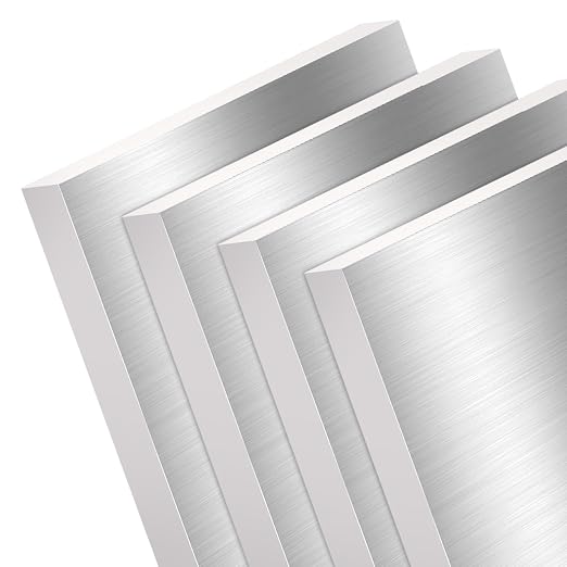 4PCS 4 x 4 x 1/2 Inch Aluminum Plate Aluminum Metal Sheet 6061 Aluminum Metal - Image 5