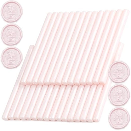 Light Pink Wax Seal Sticks, HOSEALING Glue Gun Wax Seal Sticks by HOSEALING