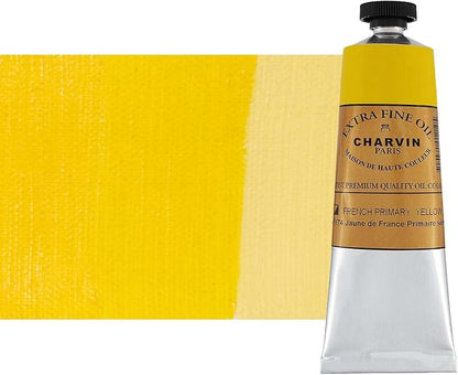 Charvin Extra Fine Oil Paint, French Yellow Primary 60 ml by Unknown