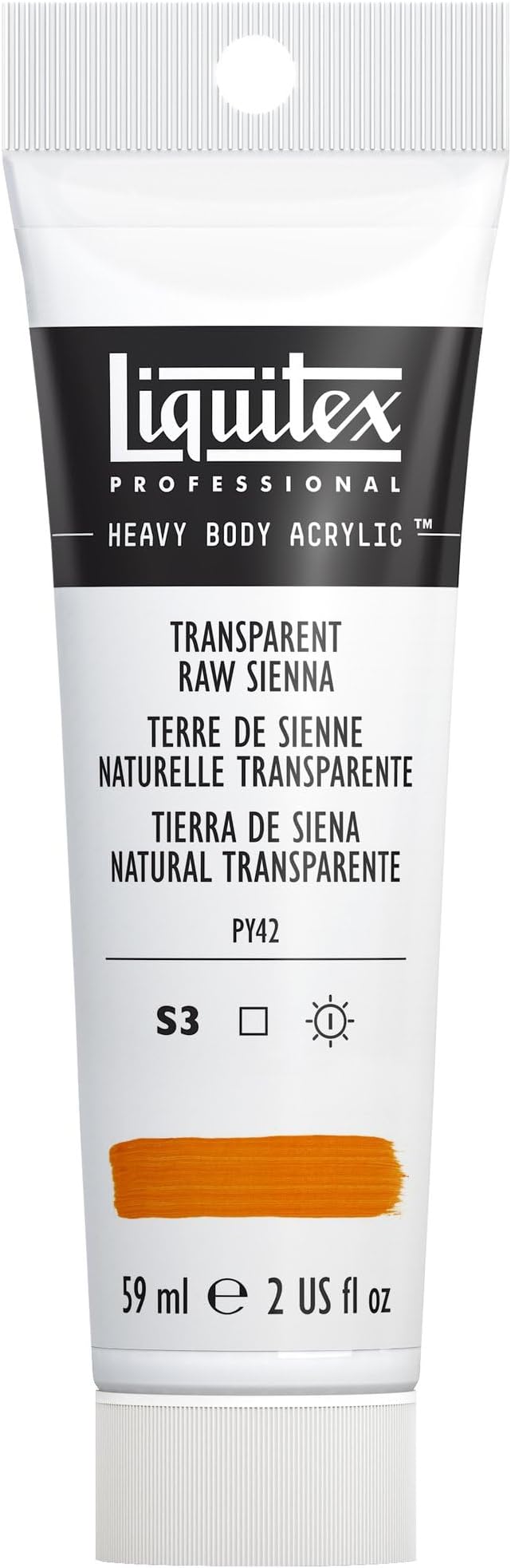 Liquitex Professional Heavy Body Acrylic Paint, 2-oz Tube, Transparent Raw by Liquitex