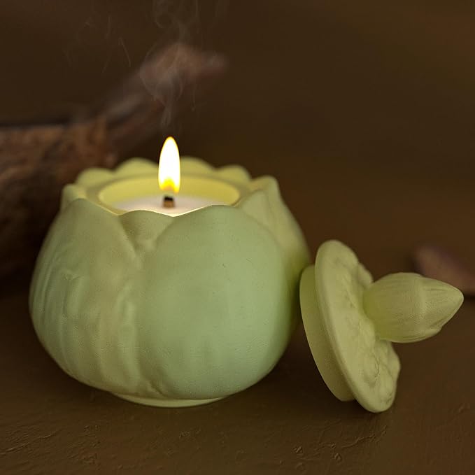Lotus Jar Bottle Mold by ESEENSSiliconeMolds