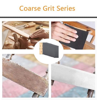 30Pcs 9 x 3.6 Inchs 600 Grit Wet and Dry Handmade Universal Sanding Sheets - Image 4