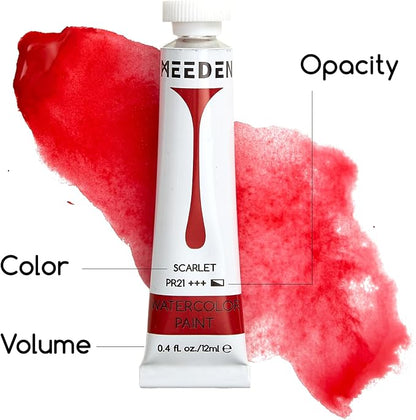 MEEDEN Watercolor Paint Tubes Set - Image 3