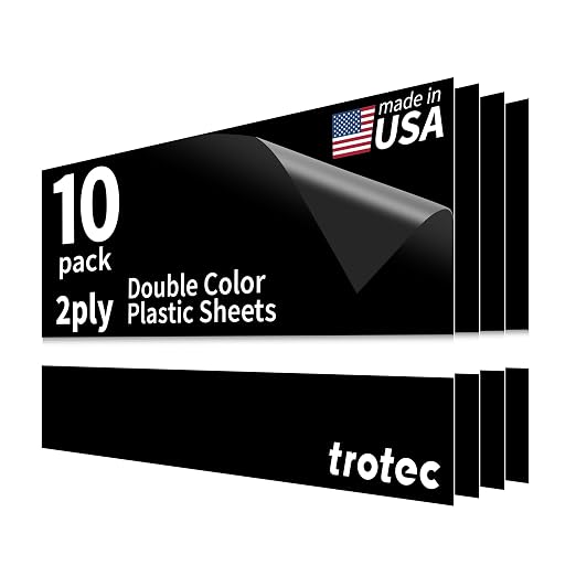 Trotec TroLase Lights | 24"x12"x1/250" | Adhesive-Backed Flexible Laser by TrotecEngravingSupplies
