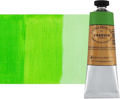 Charvin Extra Fine Oil Paint, Absinthe Green 60 mL by Unknown