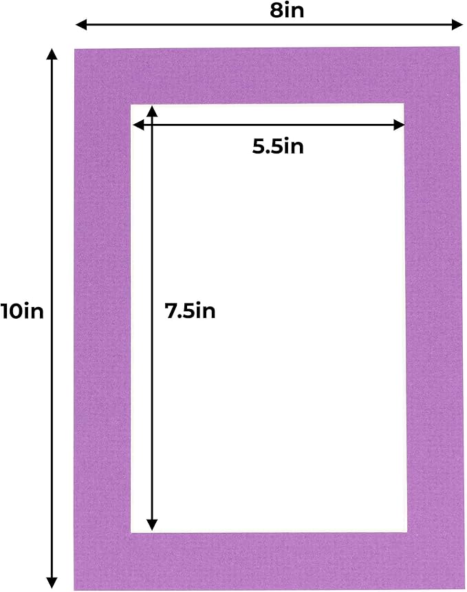 6x8 Mat for 8x10 Frame - Image 3