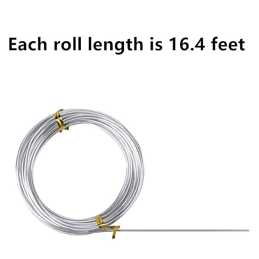 6 Rolls Silvery DIY Craft Art Aluminum Wire, 3mm in Diameter - Image 3
