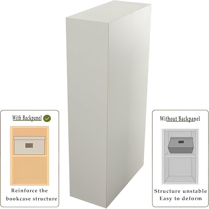 8-Cube Storage Shelf Bookcase - Image 6