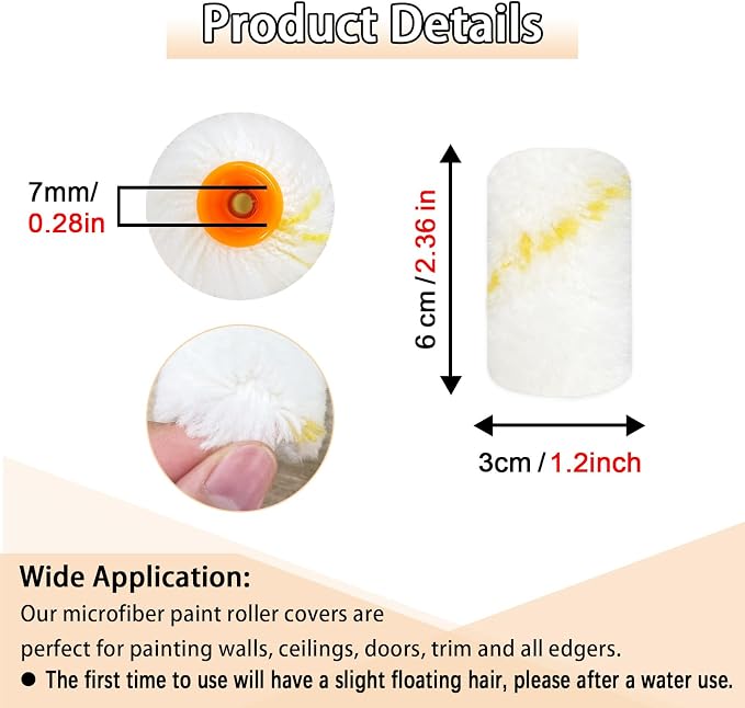 10 Pieces Paint Roller Cover - Image 2