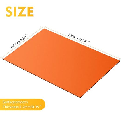 Laser Engraving Blank ABS Double Color Plastic Sheet, 11.8x6.49x0.05 inch - Image 4
