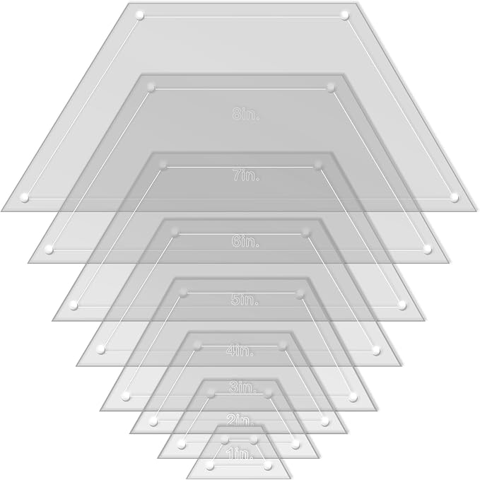Hexagon Quilting Template Set - Image 2