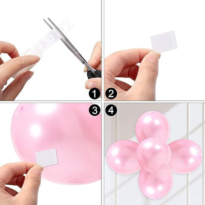 UPINS 800 Pcs Point Dots Balloon Glue Removable Adhesive Point Tape, 8 Rolls - Image 4