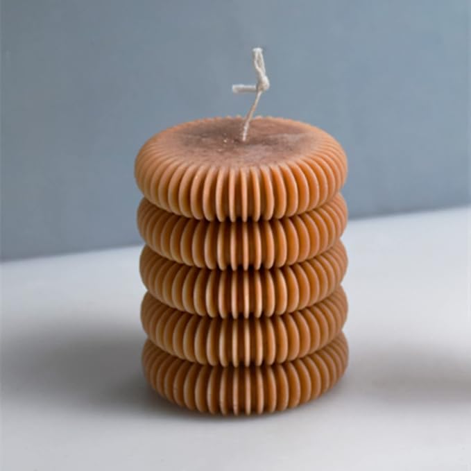 Tire Stripe Candle Silicone Mold Creative Column Candle Soap Mold Fondant - Image 5