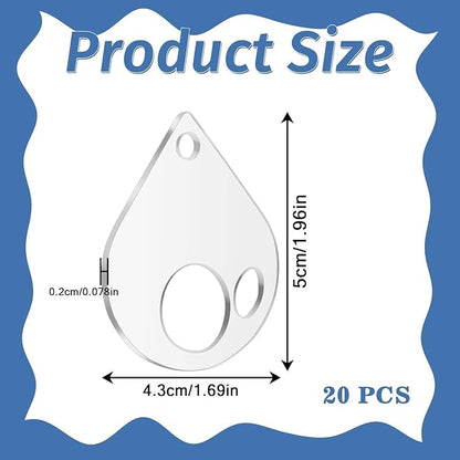 50Pcs Acrylic Embroidery Floss Organizer - Image 2