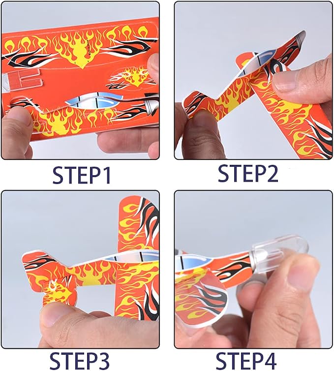 Manmel 50 Pcs Foam Gliders Planes Toys - Image 7