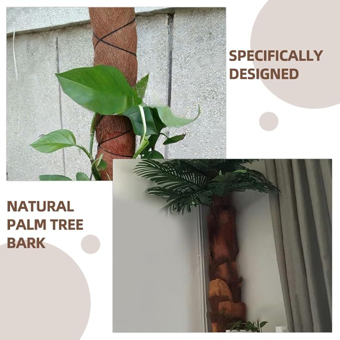VOSAREA 5 Sheets Fake Tree Barks Coconut Bark Decoration Garden Background Bark - Image 4