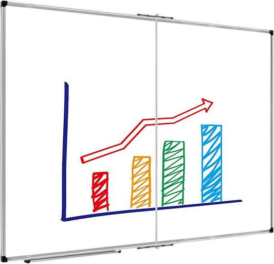 XBoard Dry Erase Board 60 x 48 Inch | Foldable Magnetic White Board by XBoard