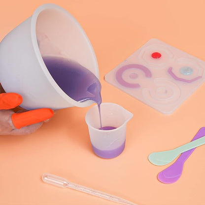 Silicone Measuring Cups Tool Kit, Non-Stick Large Bowls - Image 5