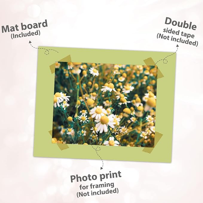 Golden State Art, 8x10 Matboard Mat Board Blanks - Image 6