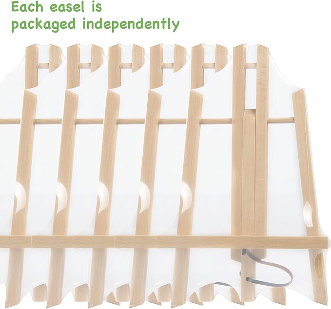 CONDA 8 Pack 16" Tabletop Display Easel, Portable A-Frame Tripod Display Easel - Image 7