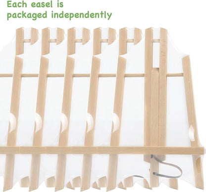 CONDA 8 Pack 16" Tabletop Display Easel, Portable A-Frame Tripod Display Easel - Image 7