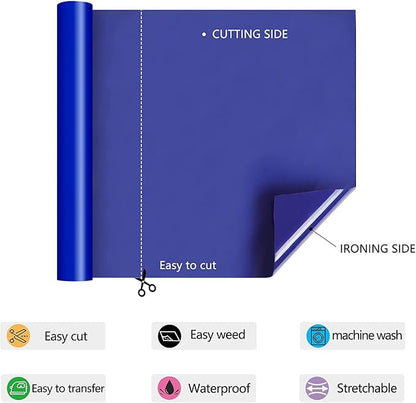 HTV Iron on Vinyl 12Inch by 12ft Roll Heat Transfer Vinyl - Image 2