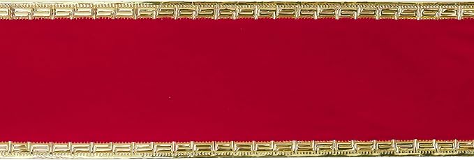 MEEDEE Red Velvet Ribbon 2.5 Inch - Image 8